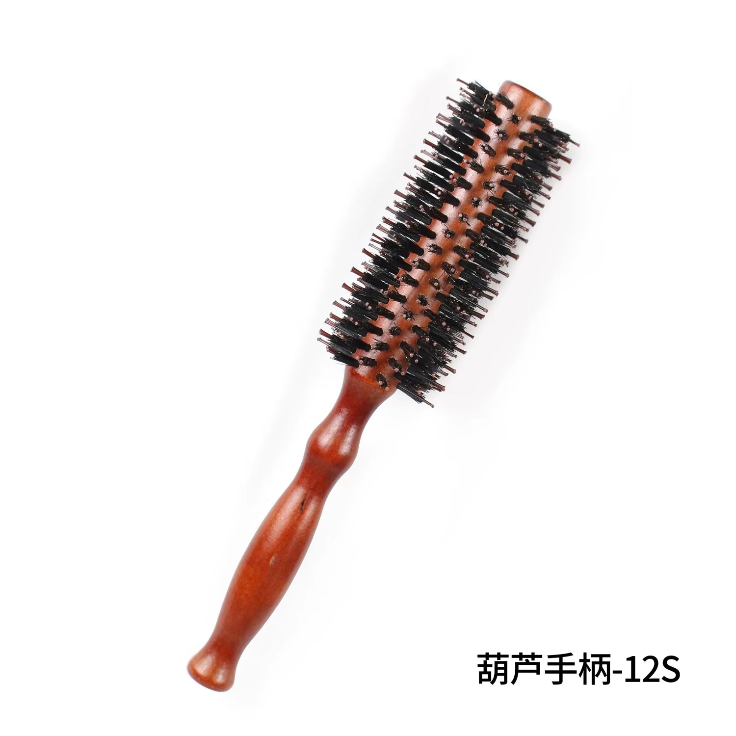 6 Style Natural Boar Bristle Hair round Brush Wood Handle round Barrel Hair Comb Hair Roller Brush Hairdressing Styling Tools