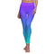 Purple Blue Cyan/Teal Gradient Yoga Leggings