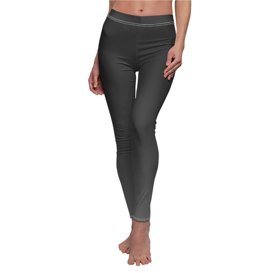 Black and Grey Gradient Yoga Leggings