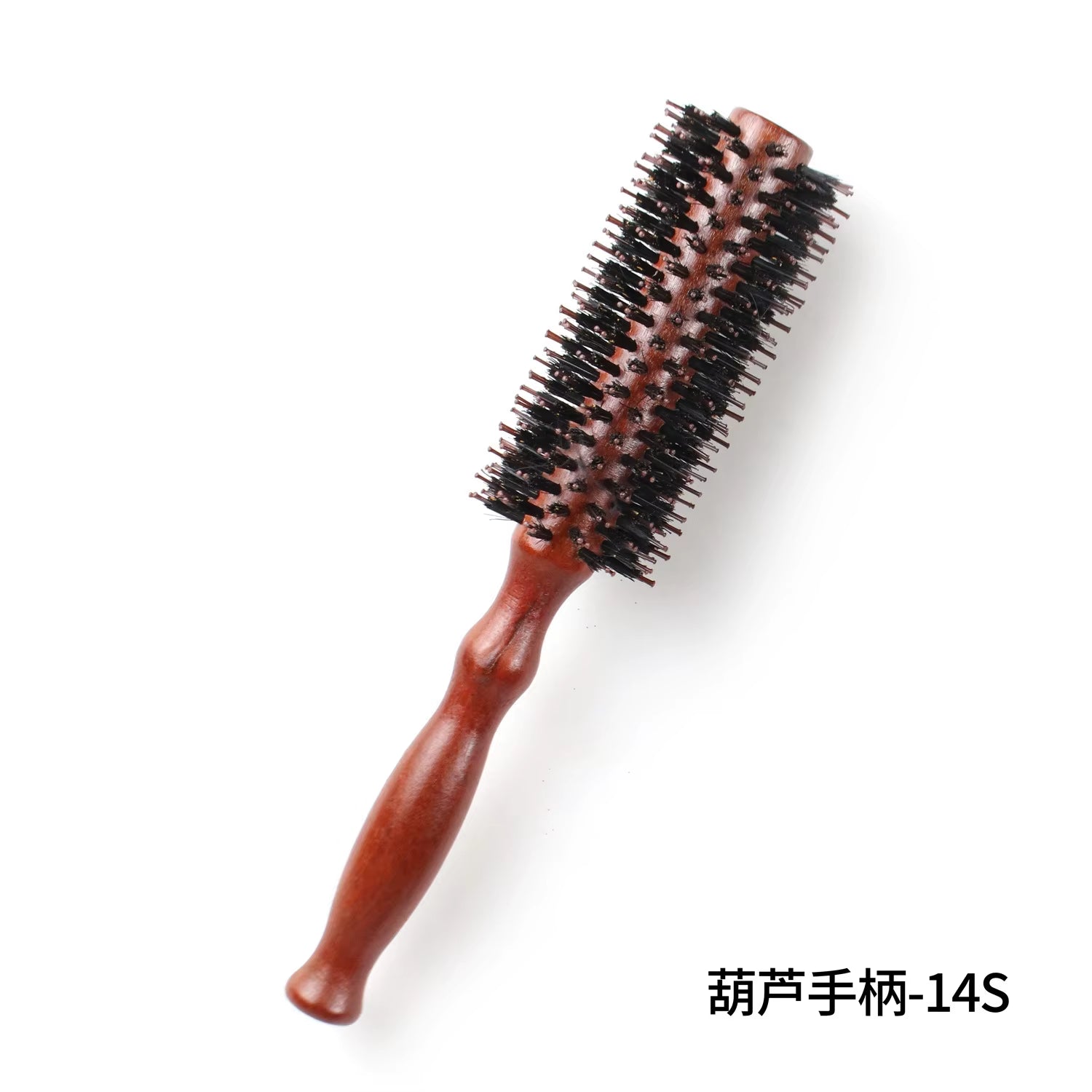 6 Style Natural Boar Bristle Hair round Brush Wood Handle round Barrel Hair Comb Hair Roller Brush Hairdressing Styling Tools