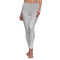 Light Grey and White Gradient Yoga Leggings