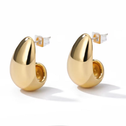 Zircon Pearl Earrings for Women 2023 Trending Stainless Steel Gold Color Drop Earring Wedding Party Luxury Jewelry Bijoux Femme