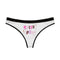 Cute Bunny Design Vintage Letter Cut-Out Women's Thong