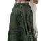 Women Y2K Fairy Grunge Midi Skirt Vintage Boho Elastic Waist a Line Layer Ruffle Swing Maxi Skirt E-Girls Streetwear