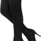 Thigh High Boots for Women Pointed Toe Stiletto over the Knee Boots Suede Side Zipper High Heel Boots